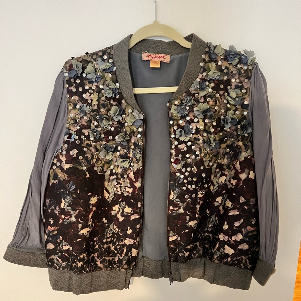 Cute embellished cropped jacket